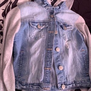 Jean jacket/hoodie